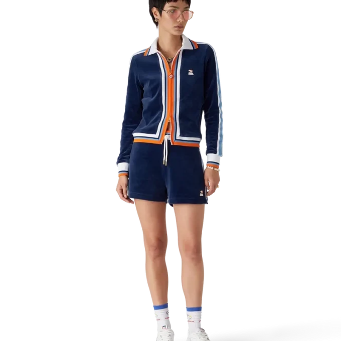 Velour Montagne Trainingsjacke