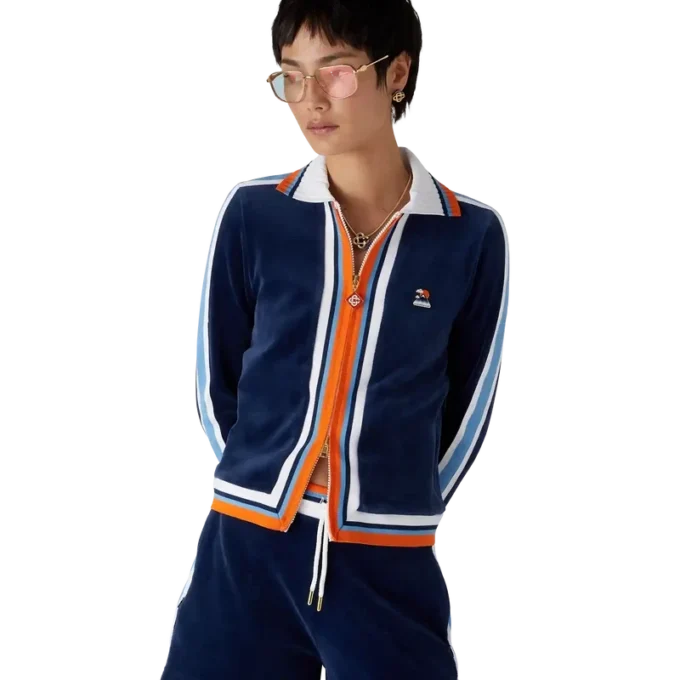 Velour Montagne Trainingsjacke