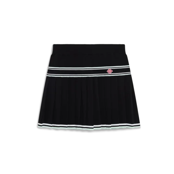 Viskose-Plissee-Minirock