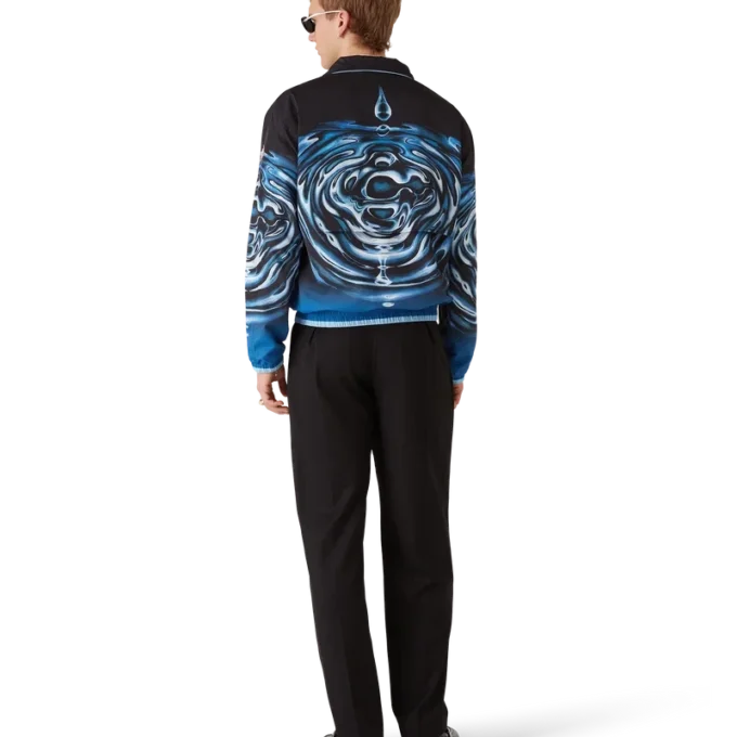 Warped Logo Ripple Windjacke