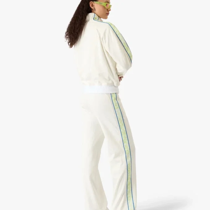 Weiße Laurel Track Zip-Jacke Weiße Laurel Track Zip-Jacke