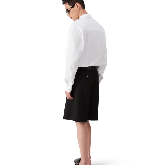 Weißes Baumwollhemd