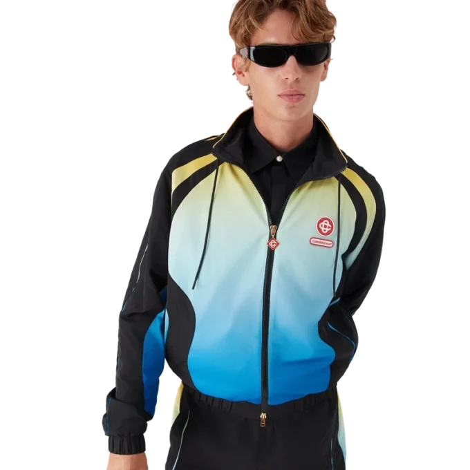 Windjacke mit Farbverlauf