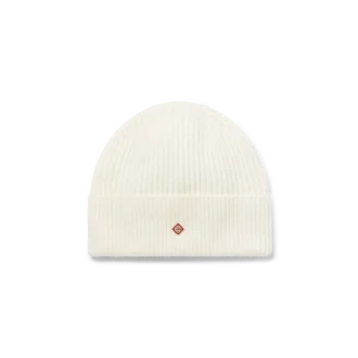 Wollmütze mit Rippmuster