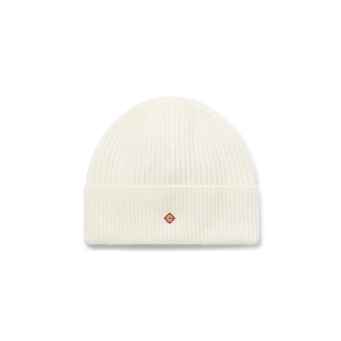 Wollmütze mit Rippmuster