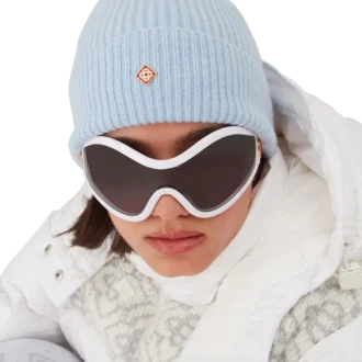 Wollmütze mit Rippmuster